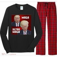 Ultra Maga Donald J Trump Ultra Maga 1 Long Sleeve Pajama Set thumb 0
