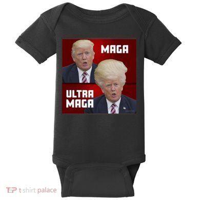 Ultra Maga Donald J Trump Ultra Maga 1 Baby Bodysuit