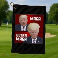Ultra Maga Donald J Trump Ultra Maga 1 Golf Towel thumb 1