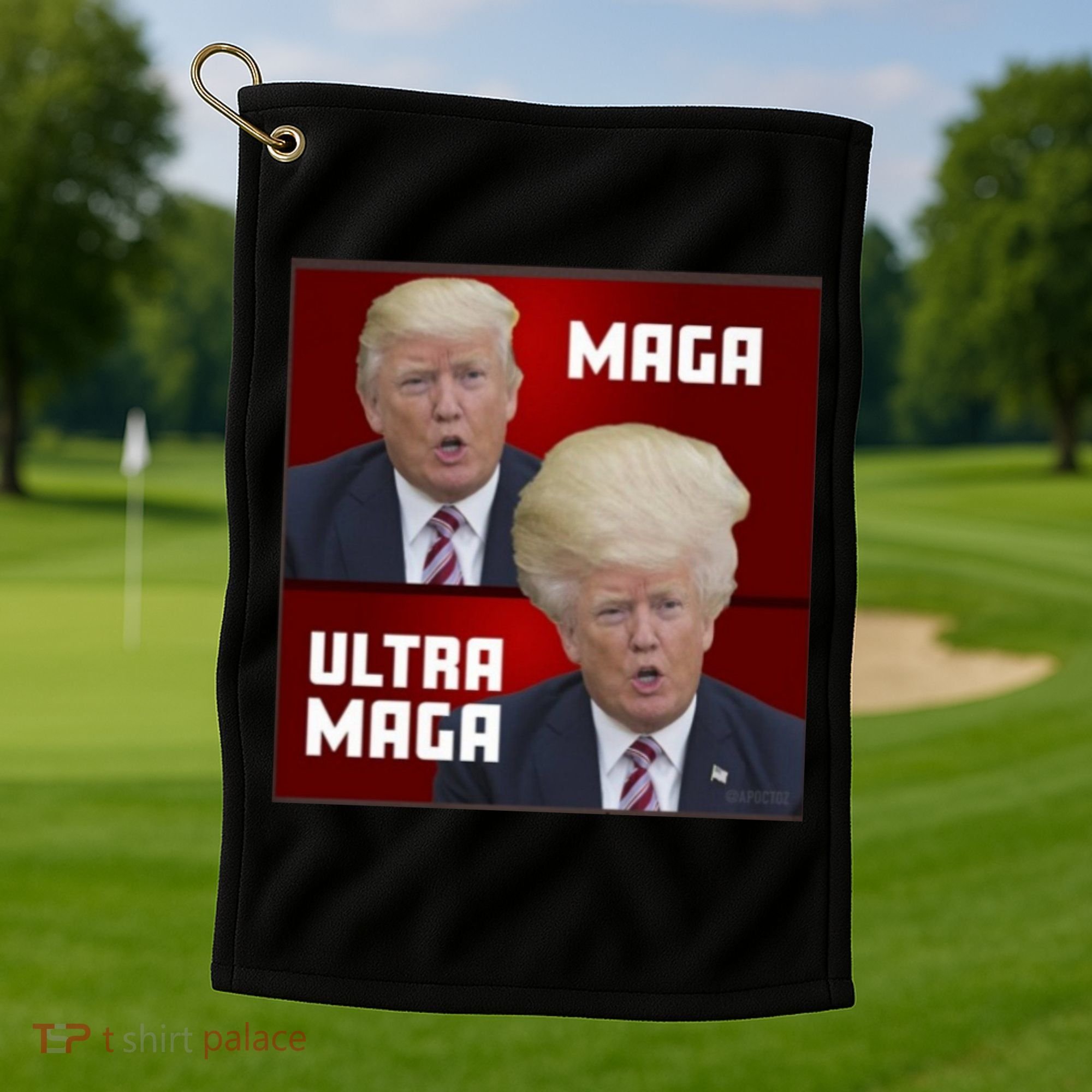 Ultra Maga Donald J Trump Ultra Maga 1 Golf Towel