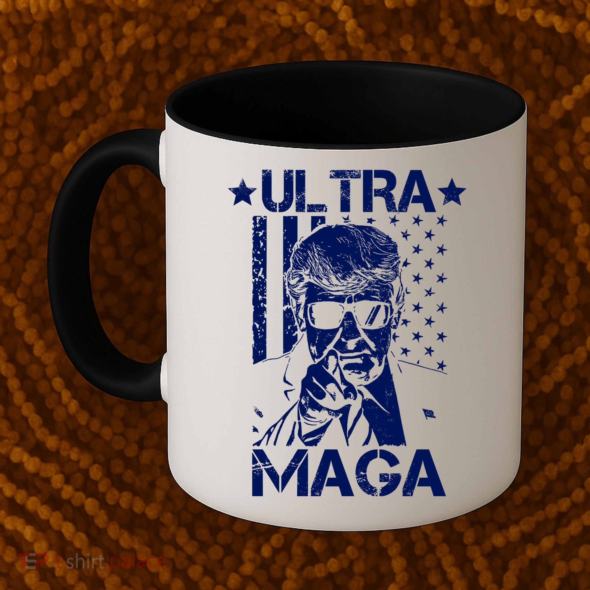 Ultra Maga Donald Trump USA Flag Coffee Mug