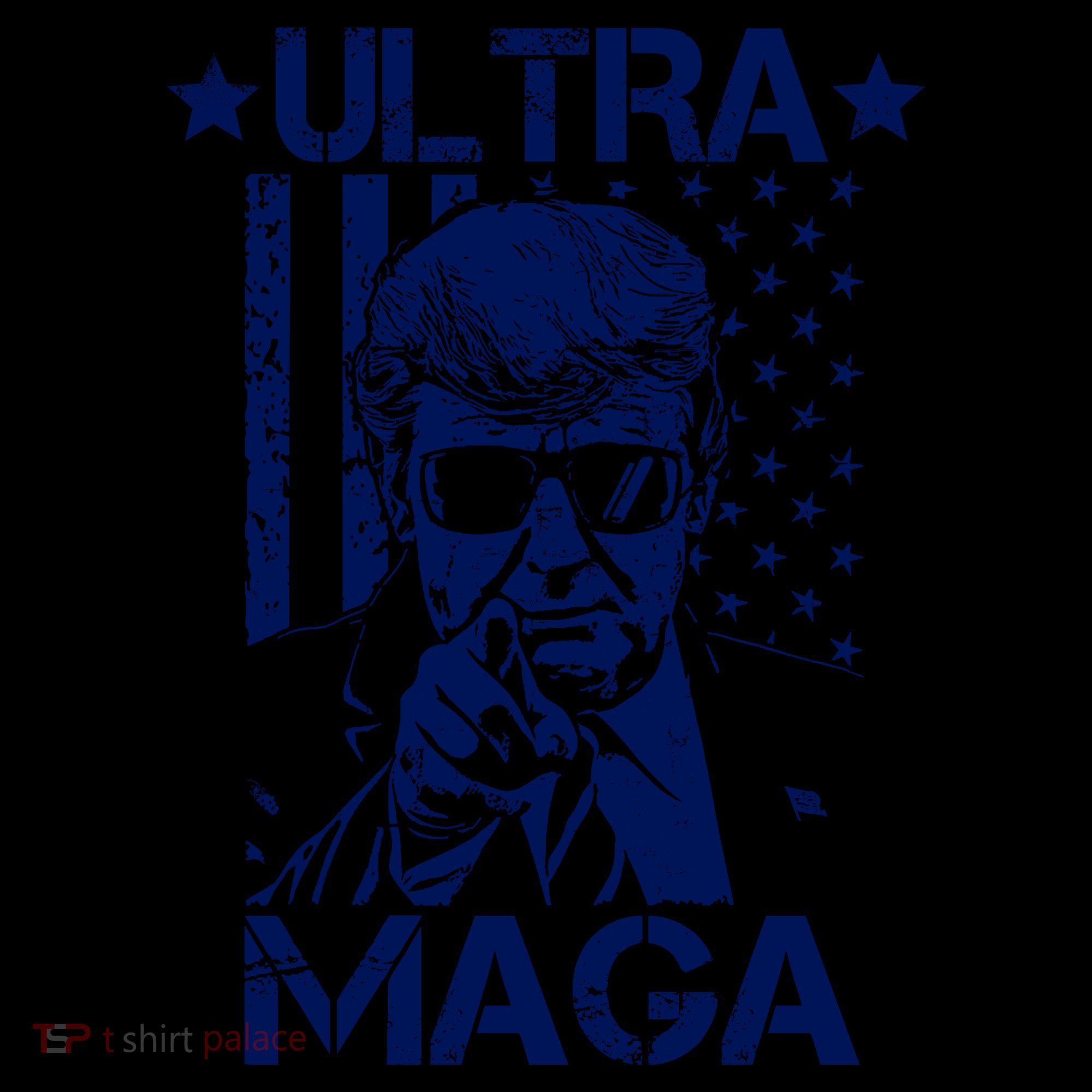 Ultra Maga Donald Trump USA Flag Coffee Mug