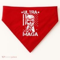 Ultra Maga Donald Trump USA Flag USA-Made Doggie Bandana thumb 0
