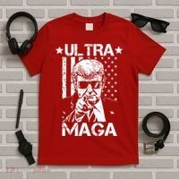 Ultra Maga Donald Trump USA Flag T-Shirt thumb 5