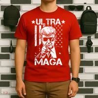 Ultra Maga Donald Trump USA Flag T-Shirt thumb 6
