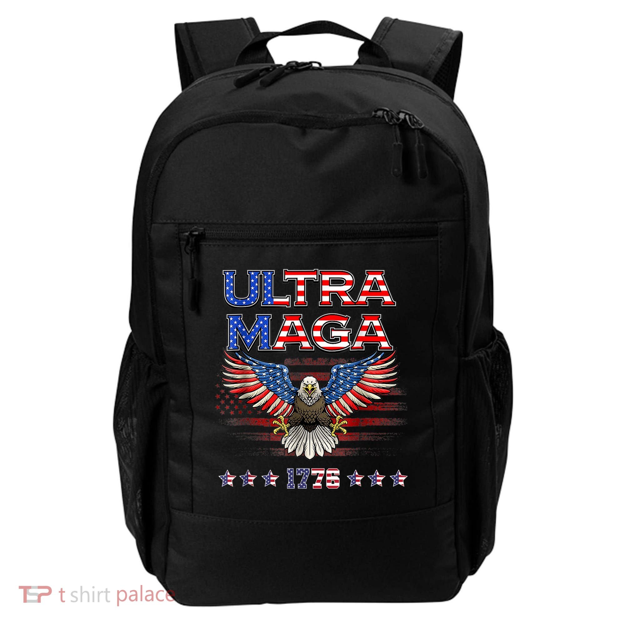 Ultra Mega Eagle 2022, Ultra Maga Tee AMERICAN, FLAG, EAGLE Backpack
