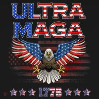 Ultra Mega Eagle 2022, Ultra Maga Tee AMERICAN, FLAG, EAGLE Bucket Hat thumb 4