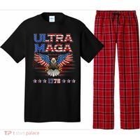 Ultra Mega Eagle 2022, Ultra Maga Tee AMERICAN, FLAG, EAGLE Pajama Set thumb 0