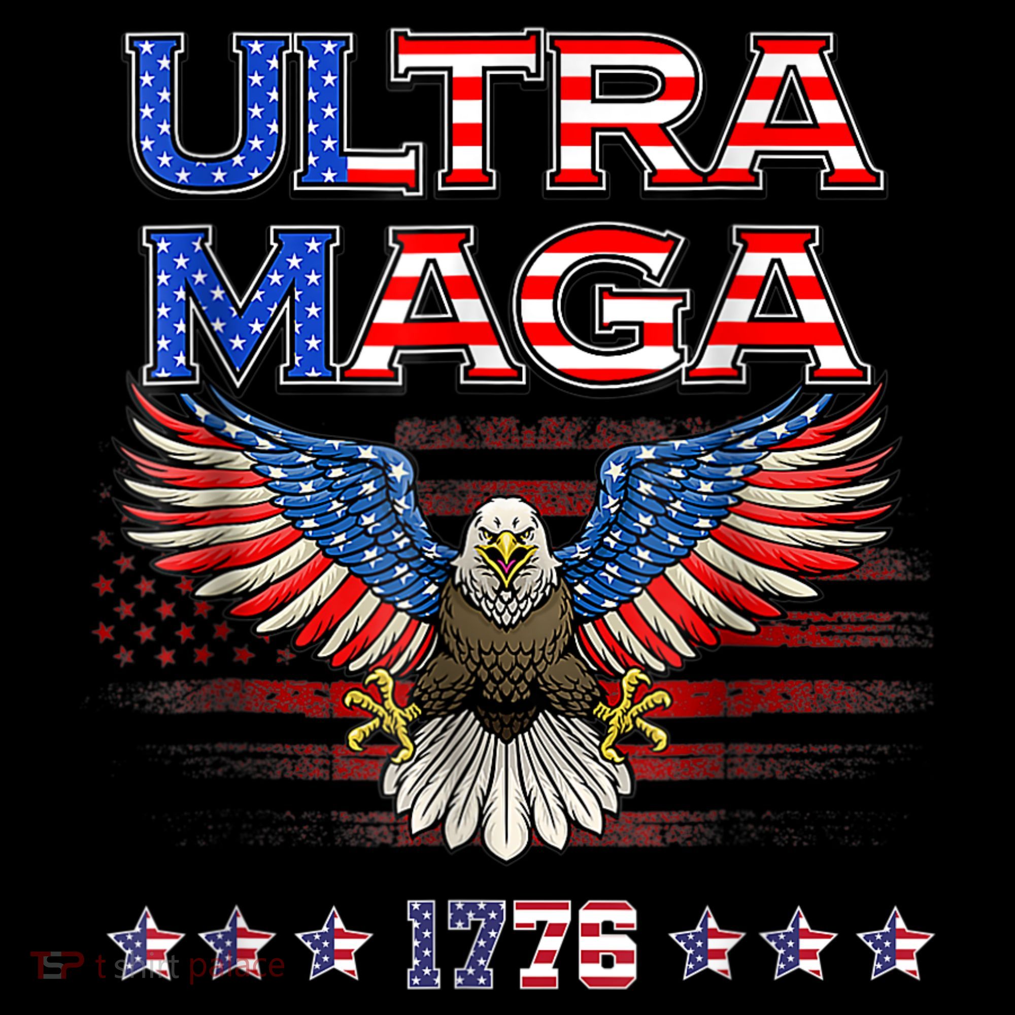 Ultra Mega Eagle 2022, Ultra Maga Tee AMERICAN, FLAG, EAGLE Women's Hoodie
