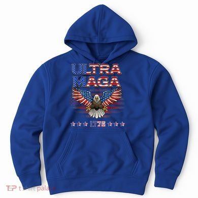 Ultra Mega Eagle 2022, Ultra Maga Tee AMERICAN, FLAG, EAGLE Hoodie