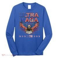 Ultra Mega Eagle 2022, Ultra Maga Tee AMERICAN, FLAG, EAGLE Long Sleeve Shirt thumb 0