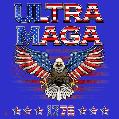Ultra Mega Eagle 2022, Ultra Maga Tee AMERICAN, FLAG, EAGLE 16 in Basic Backpack