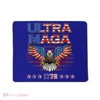 Ultra Mega Eagle 2022, Ultra Maga Tee AMERICAN, FLAG, EAGLE Mousepad thumb 0