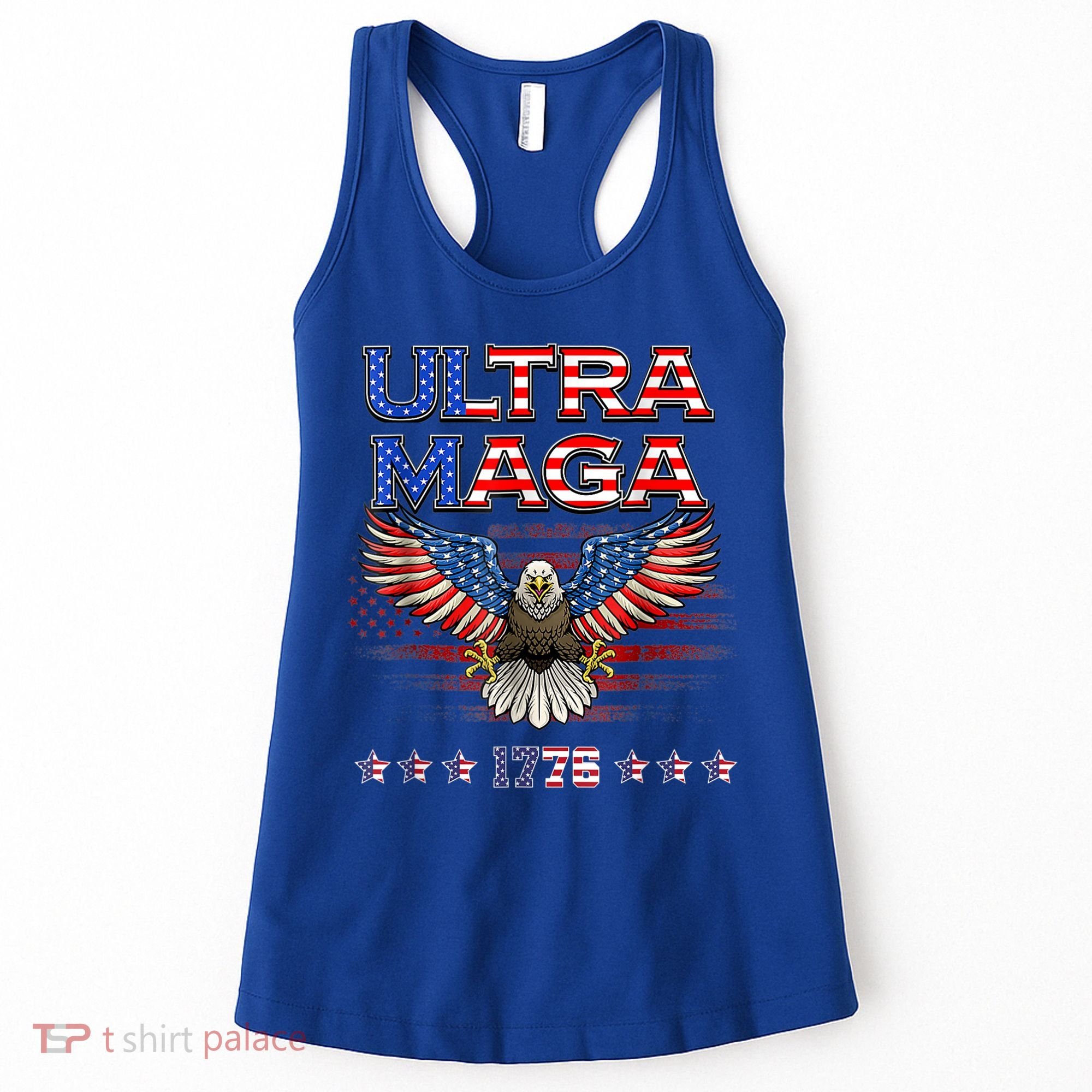 Ultra Mega Eagle 2022, Ultra Maga Tee AMERICAN, FLAG, EAGLE Women's Tank Top