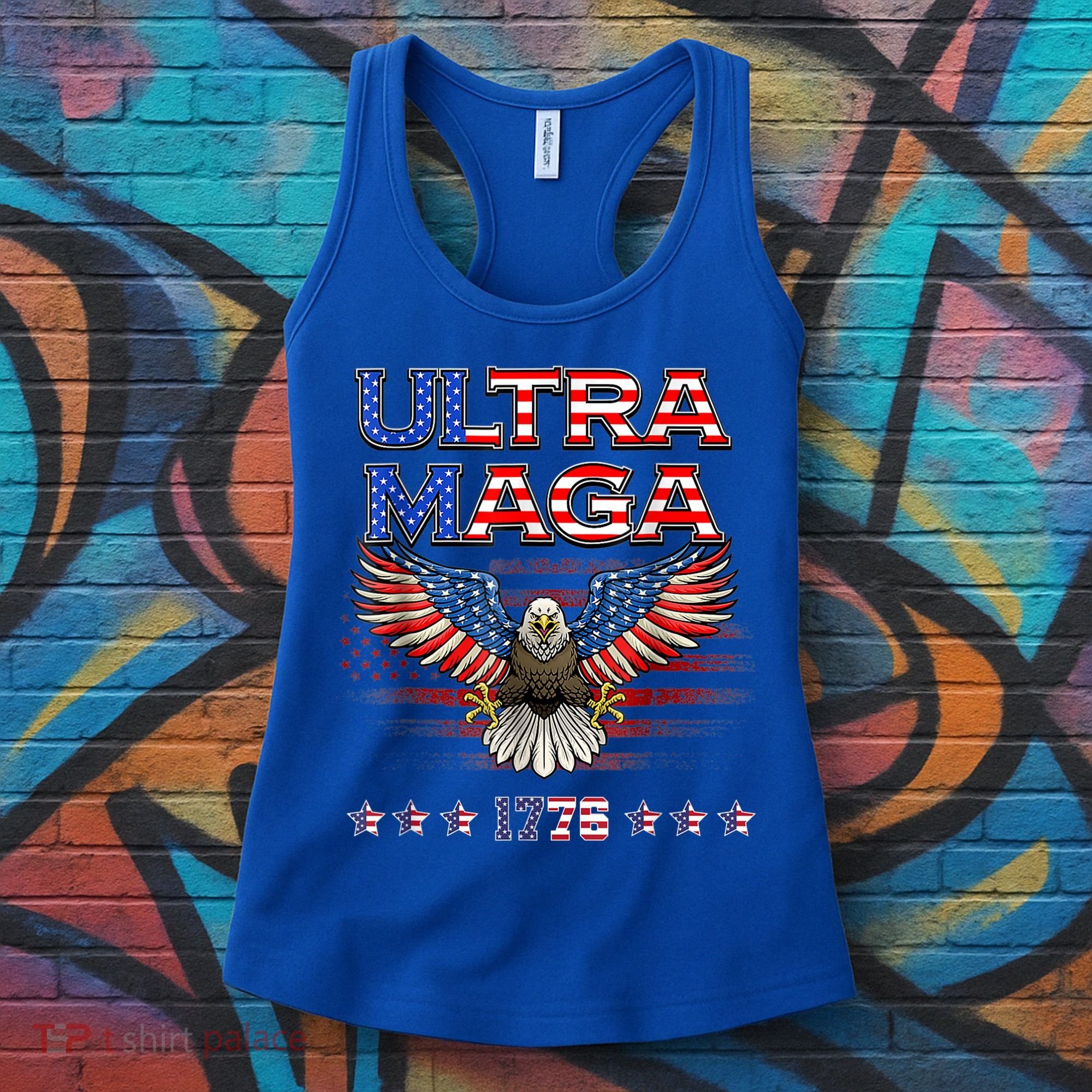 Ultra Mega Eagle 2022, Ultra Maga Tee AMERICAN, FLAG, EAGLE Women's Tank Top