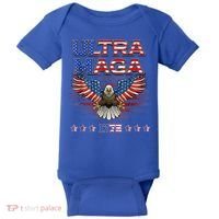 Ultra Mega Eagle 2022, Ultra Maga Tee AMERICAN, FLAG, EAGLE Baby Bodysuit thumb 0
