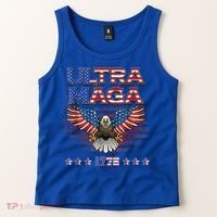 Ultra Mega Eagle 2022, Ultra Maga Tee AMERICAN, FLAG, EAGLE Tank Top thumb 2