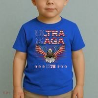 Ultra Mega Eagle 2022, Ultra Maga Tee AMERICAN, FLAG, EAGLE Toddler T-Shirt thumb 2