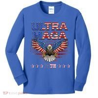 Ultra Mega Eagle 2022, Ultra Maga Tee AMERICAN, FLAG, EAGLE Kids Long Sleeve Shirt thumb 0