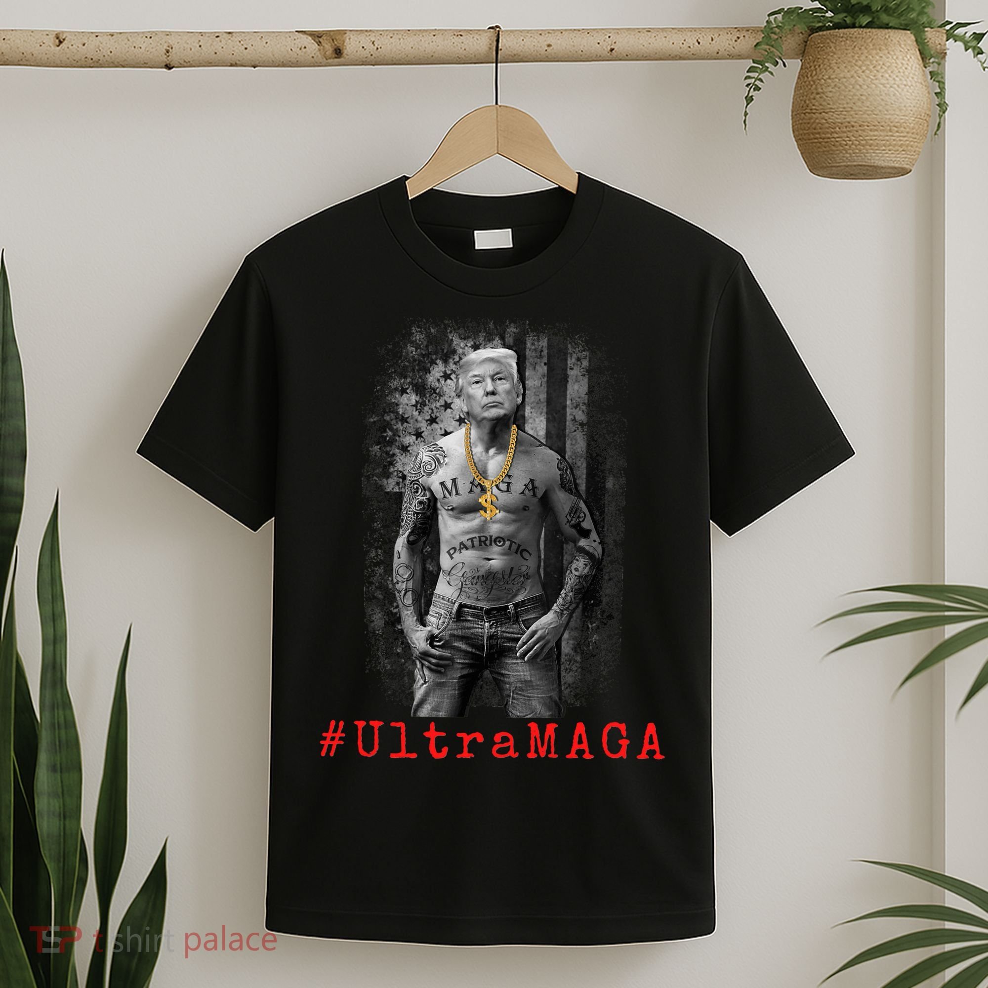 Ultra MAGA Funny Conservative Anti Biden T-Shirt