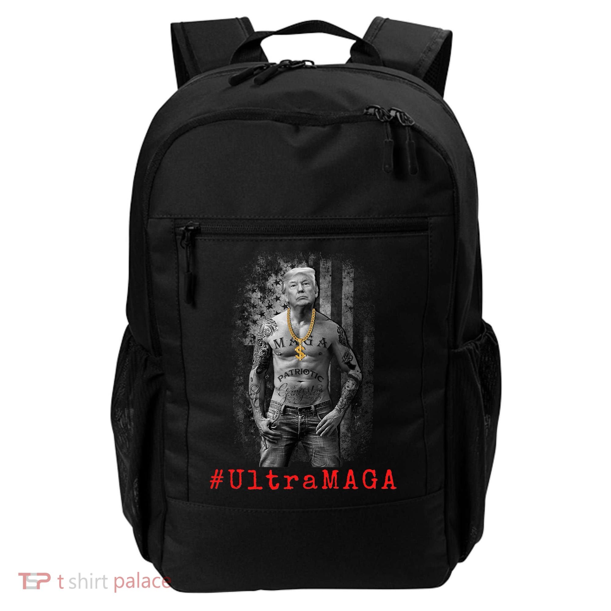 Ultra MAGA Funny Conservative Anti Biden Backpack