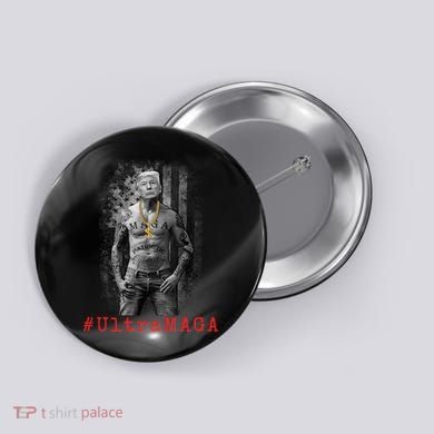 Ultra MAGA Funny Conservative Anti Biden Button