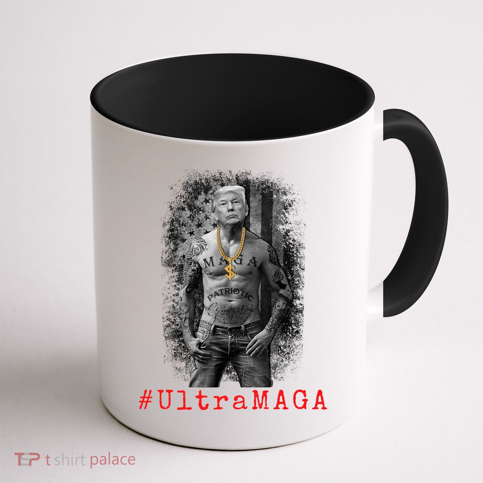 Ultra MAGA Funny Conservative Anti Biden Coffee Mug
