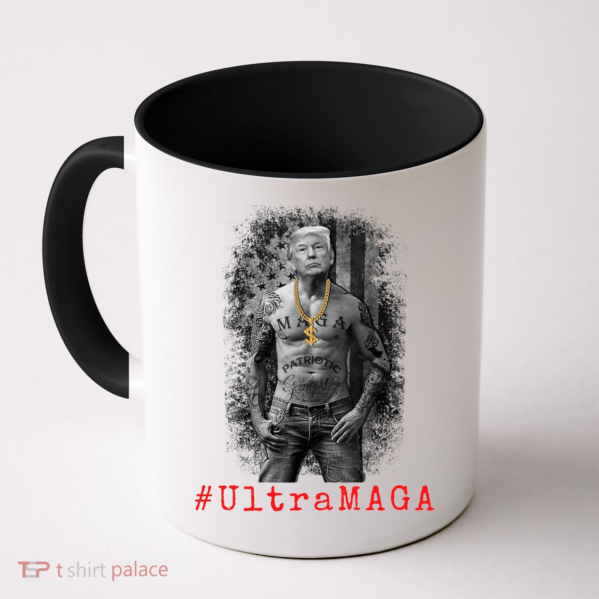 Ultra MAGA Funny Conservative Anti Biden Coffee Mug