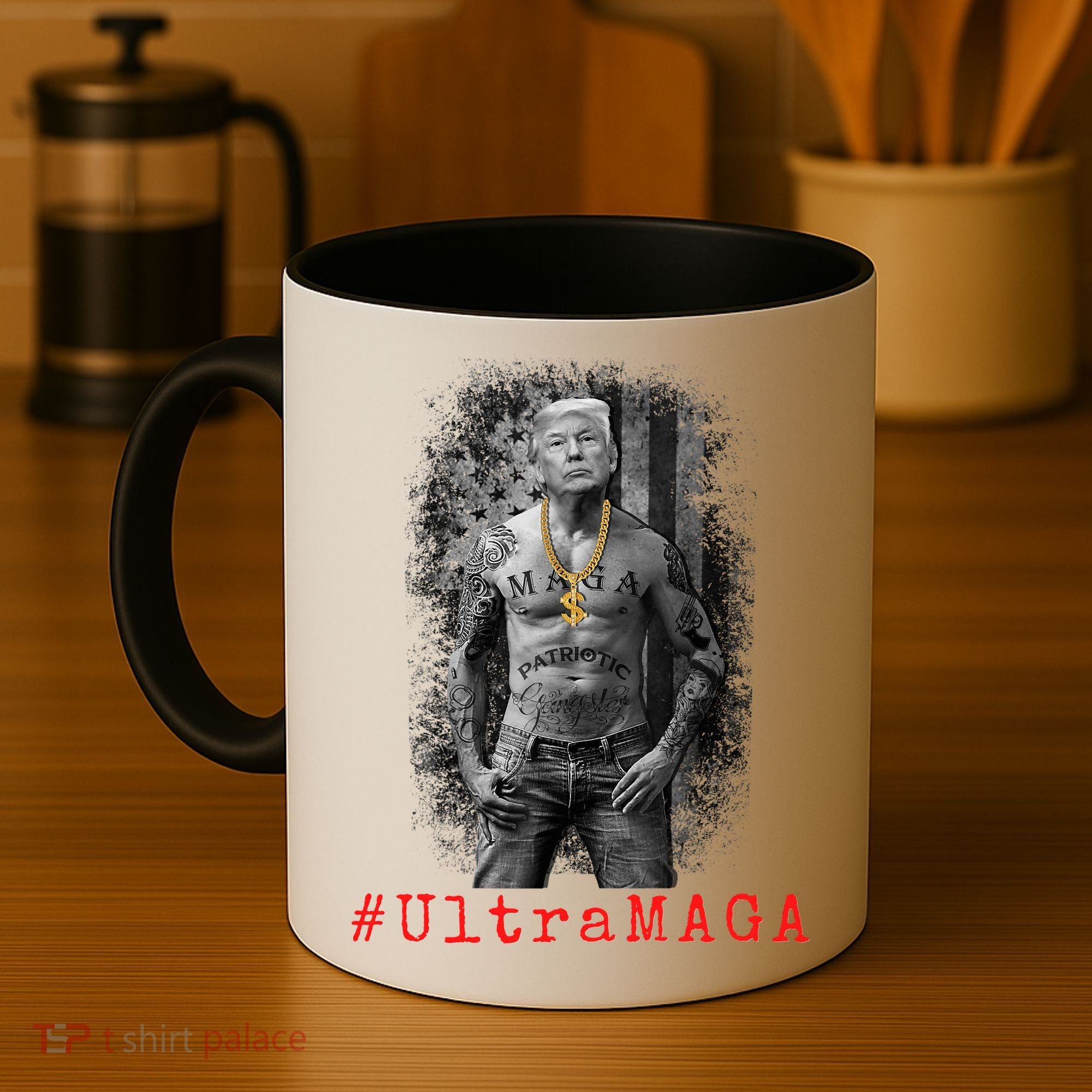 Ultra MAGA Funny Conservative Anti Biden Coffee Mug