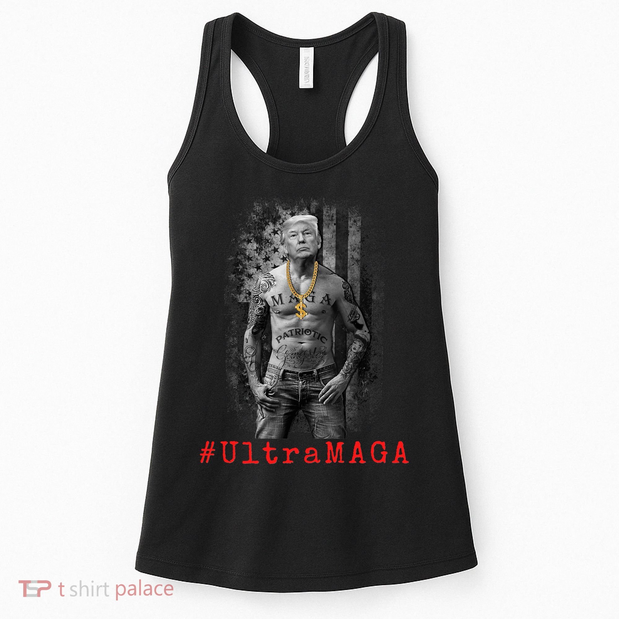 Ultra MAGA Funny Conservative Anti Biden Women's Tank Top