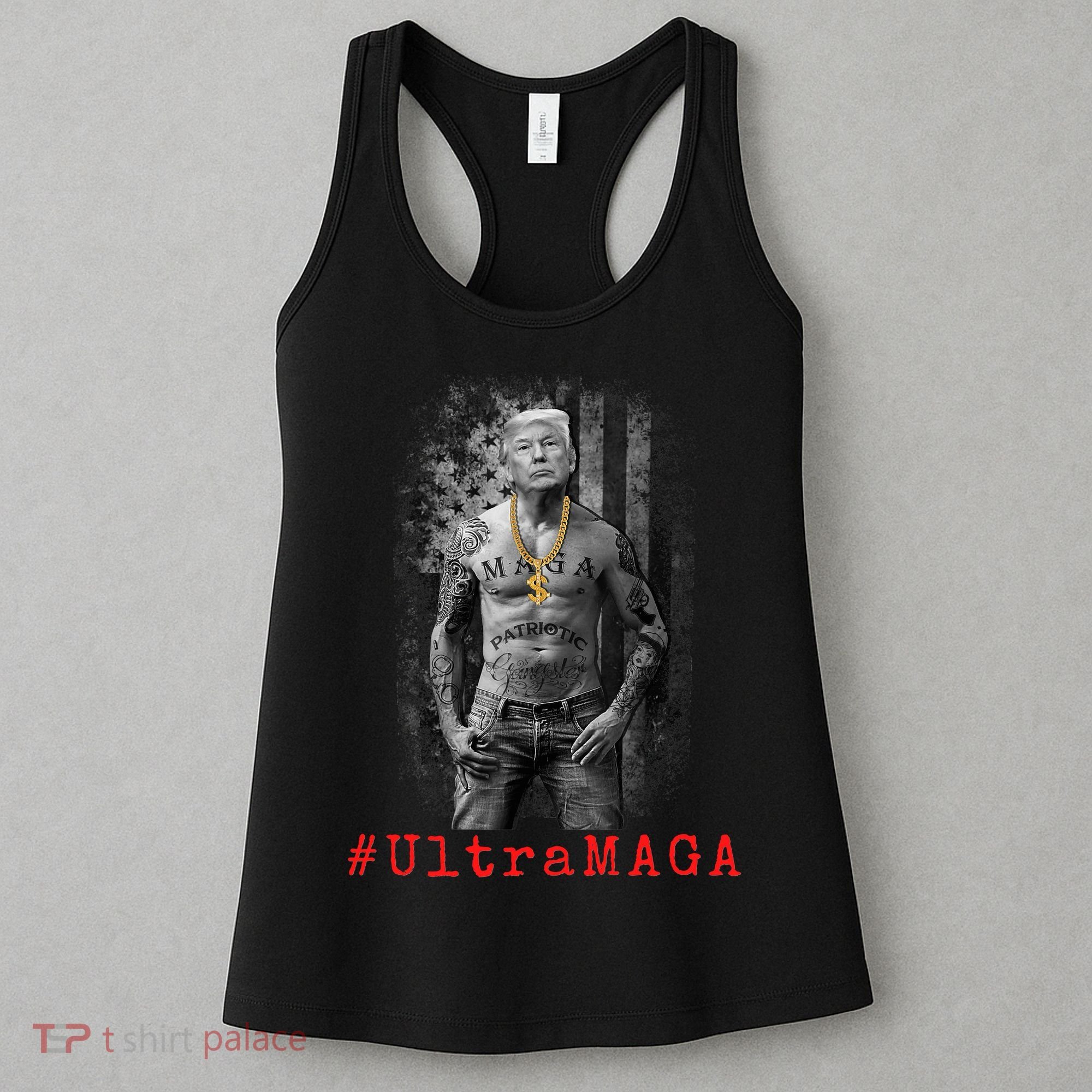 Ultra MAGA Funny Conservative Anti Biden Women's Tank Top