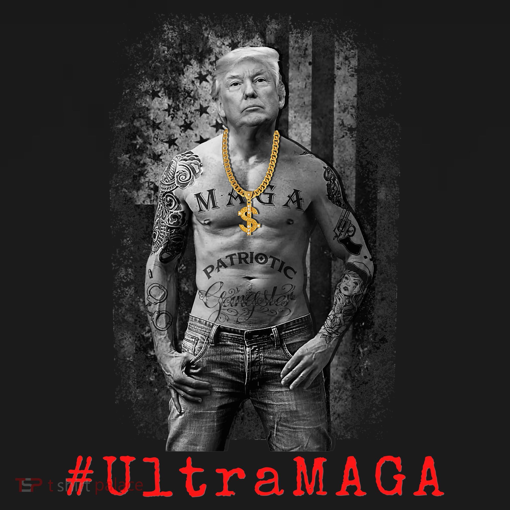Ultra MAGA Funny Conservative Anti Biden Women's Tank Top