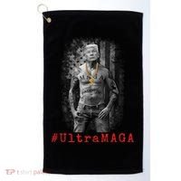 Ultra MAGA Funny Conservative Anti Biden Golf Towel thumb 0