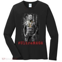 Ultra MAGA Funny Conservative Anti Biden Women's Long Sleeve Shirt thumb 0