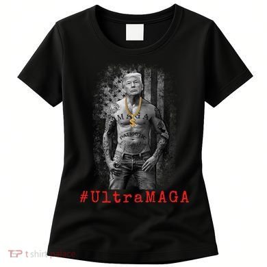 Ultra MAGA Funny Conservative Anti Biden Women's T-Shirt
