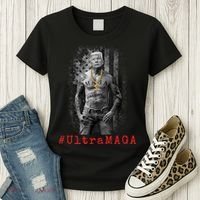Ultra MAGA Funny Conservative Anti Biden Women's T-Shirt thumb 3