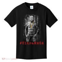 Ultra MAGA Funny Conservative Anti Biden Kids T-Shirt thumb 0
