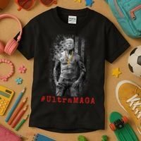 Ultra MAGA Funny Conservative Anti Biden Kids T-Shirt thumb 3