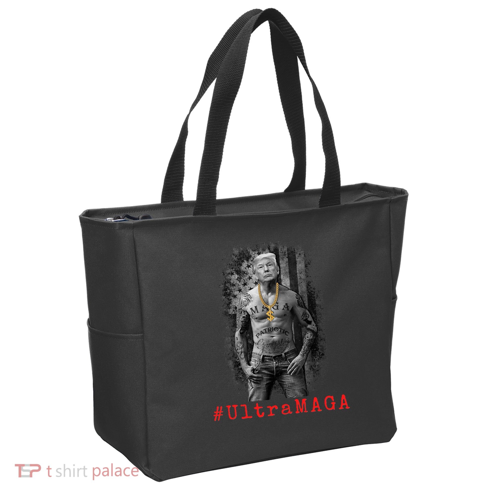 Ultra MAGA Funny Conservative Anti Biden Tote Bag