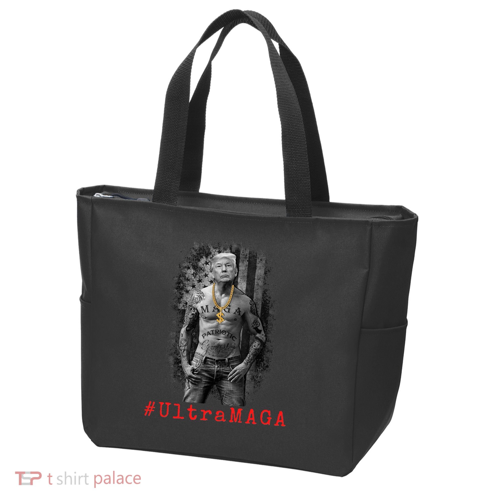 Ultra MAGA Funny Conservative Anti Biden Tote Bag