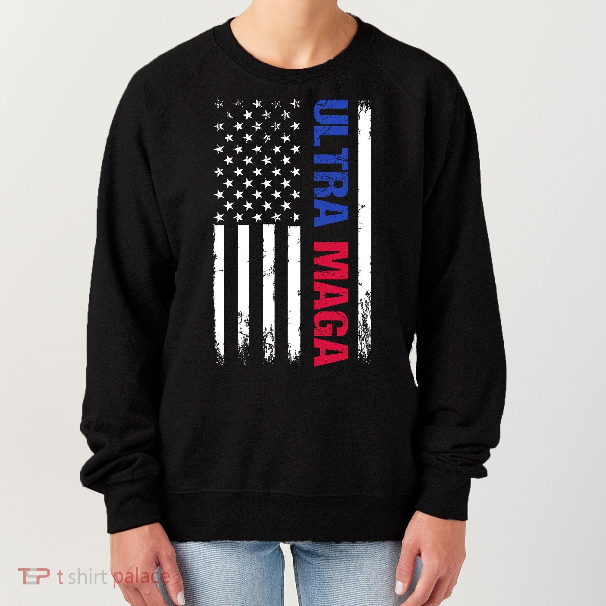Ultra Maga Flag Women's Sweatshirt