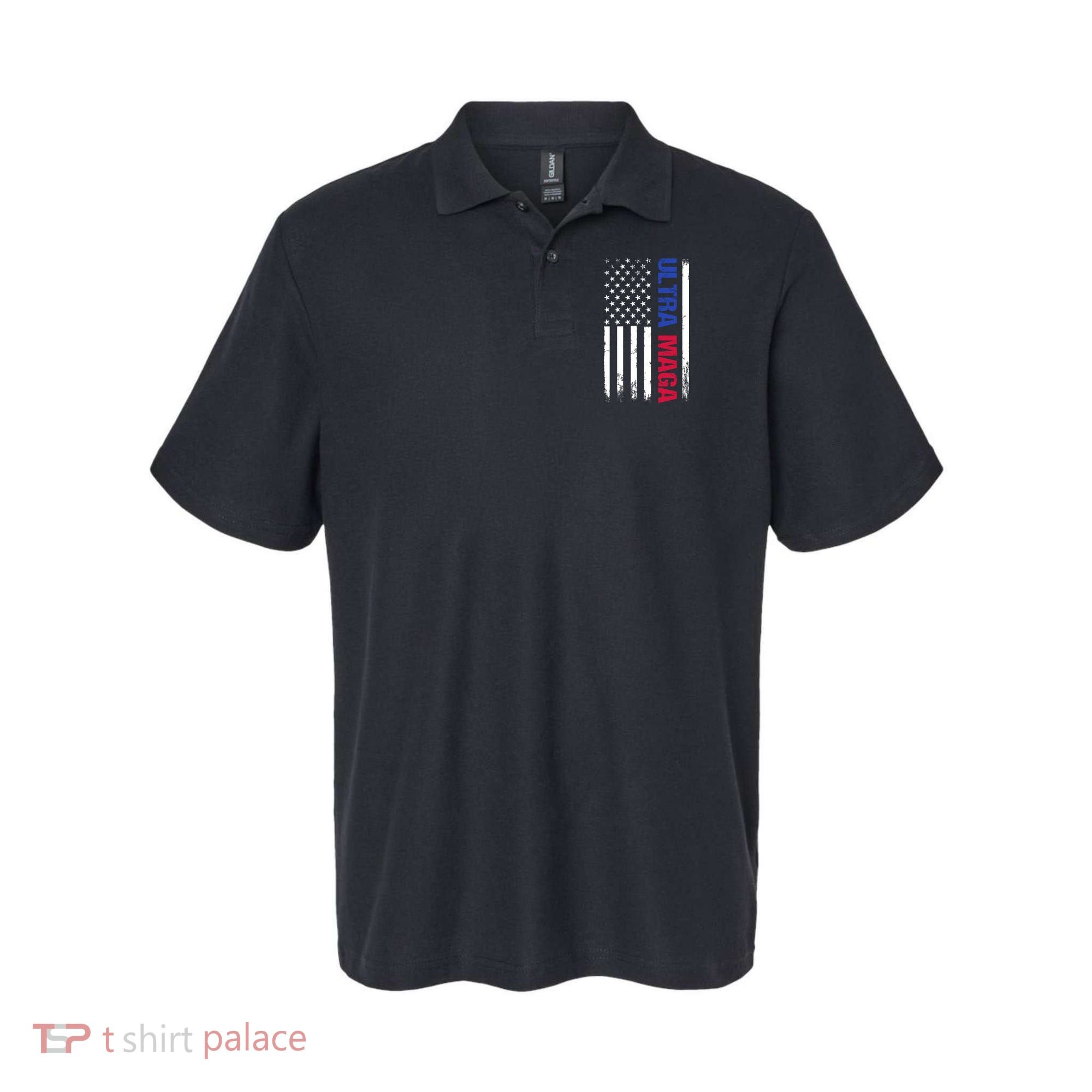 Ultra Maga Flag Polo