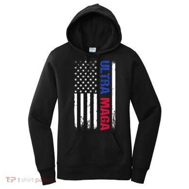 Ultra Maga Flag Women's Hoodie