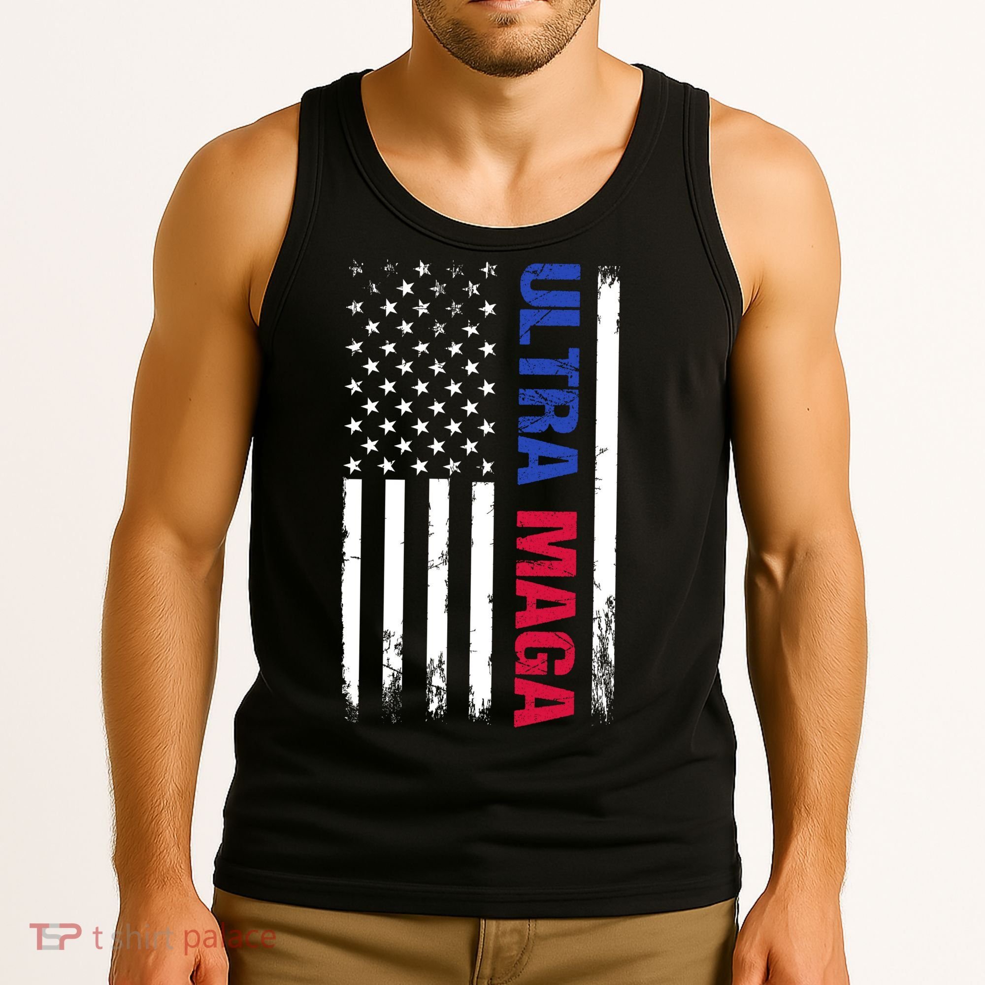 Ultra Maga Flag Tank Top