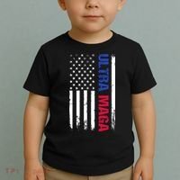 Ultra Maga Flag Toddler T-Shirt thumb 2