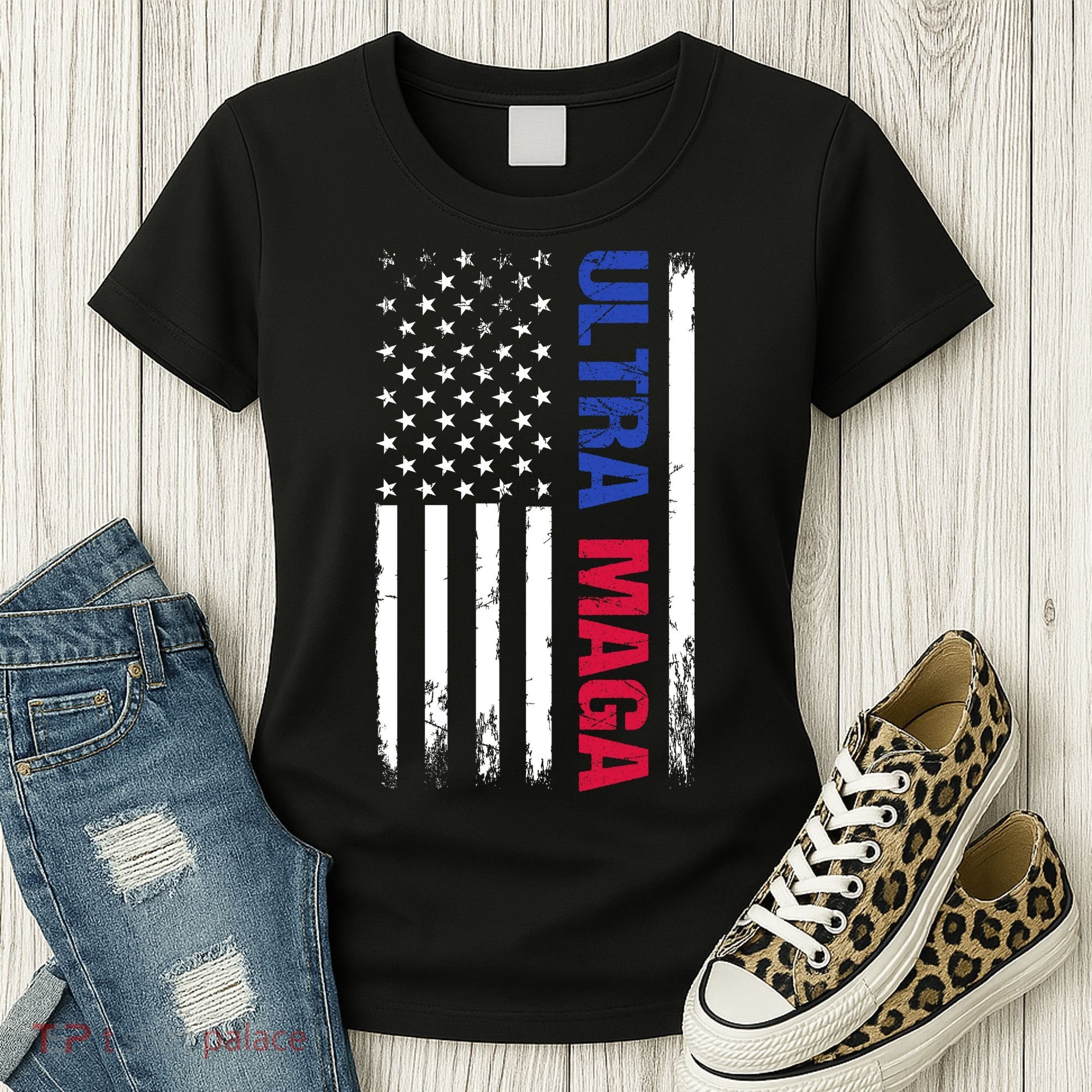Ultra Maga Flag Women's T-Shirt