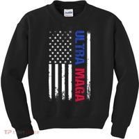 Ultra Maga Flag Kids Sweatshirt thumb 0