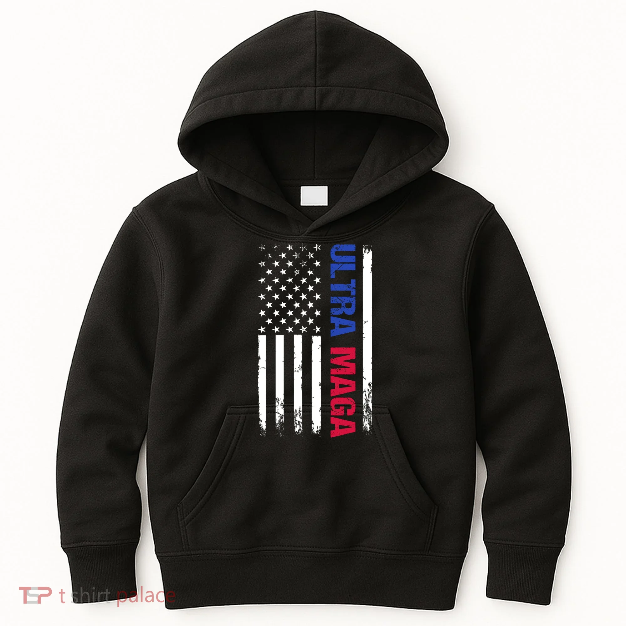 Ultra Maga Flag Kids Hoodie
