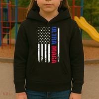 Ultra Maga Flag Kids Hoodie thumb 3