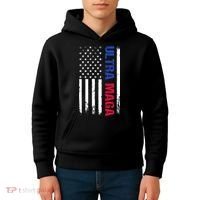 Ultra Maga Flag Kids Hoodie thumb 4